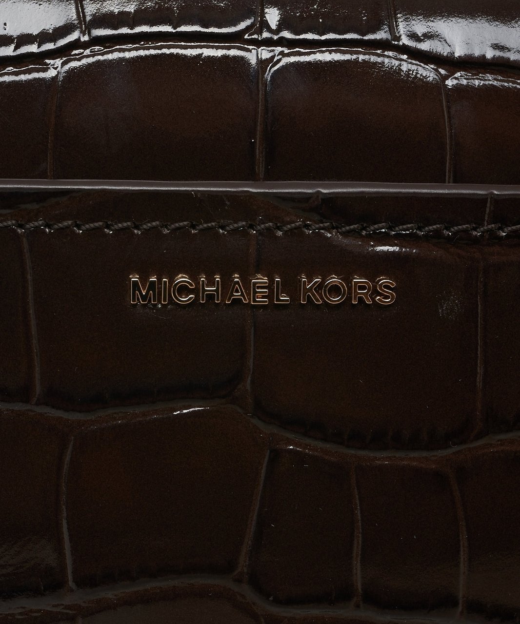 Michael Kors Crossbody bag in crocco look Bruin