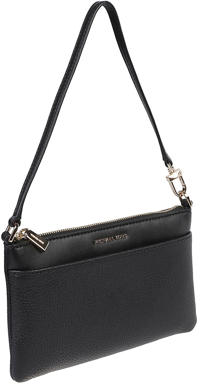 Michael Kors Medium Convertible Wristlet Pochette Black Zwart