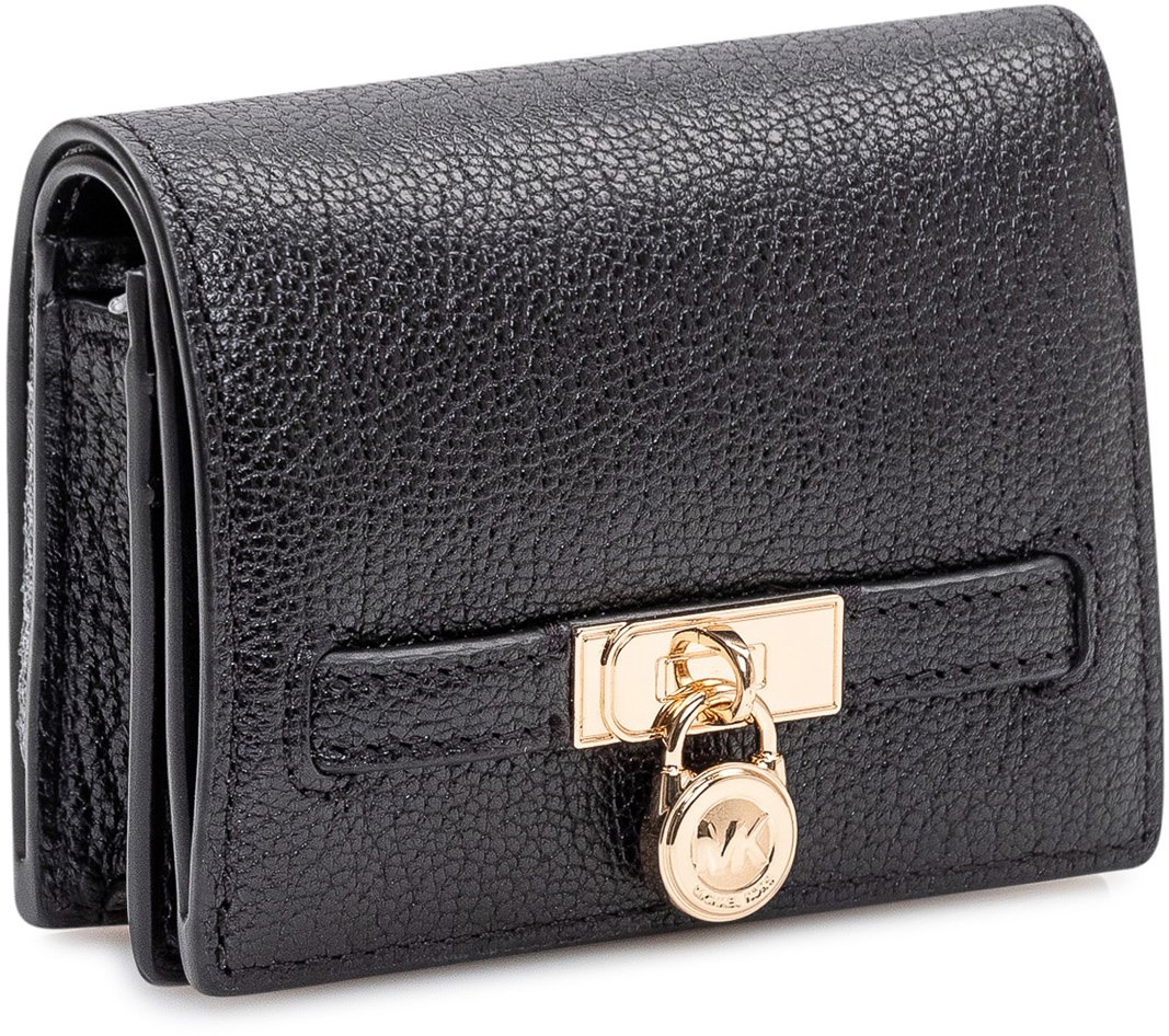 Michael Kors Sm Compact Wallet Black Zwart