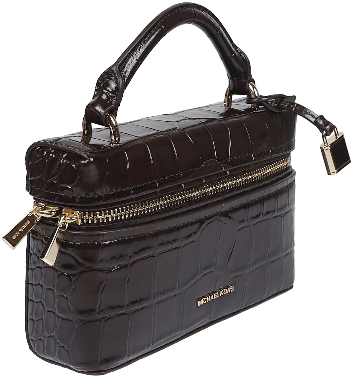 Michael Kors Extra Small Jana Crossbody Bag Brown Bruin