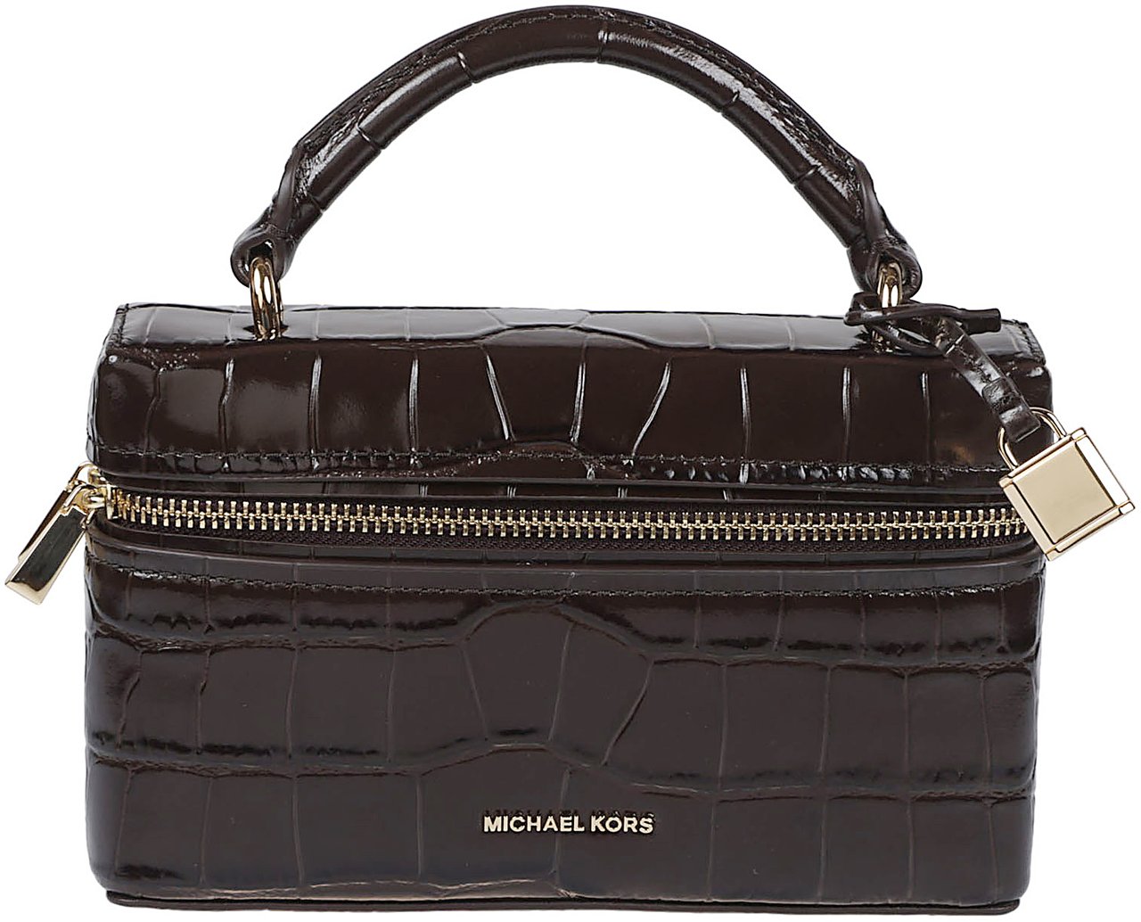 Michael Kors Extra Small Jana Crossbody Bag Brown Bruin