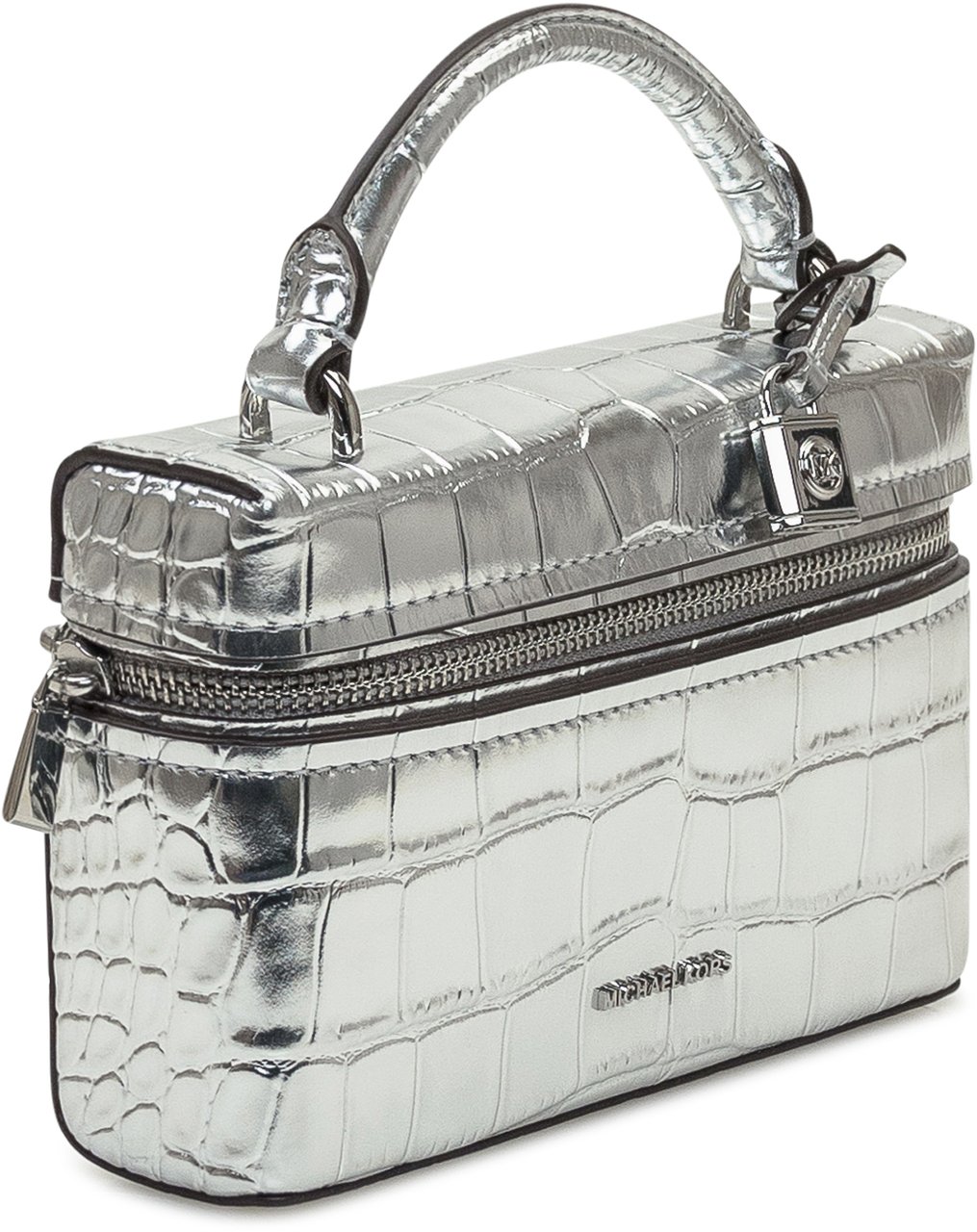 Michael Kors Michael Kors Vanity Case in Pelle Argento Zilver