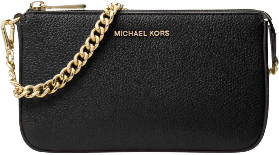 Michael Kors Md Chain Pouchette Black Zwart