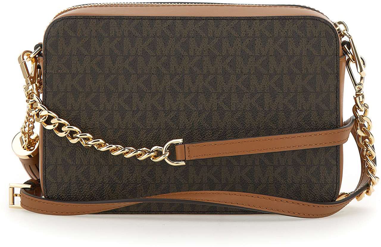 Michael Kors Jet Set Md Camera Bag Brown Bruin