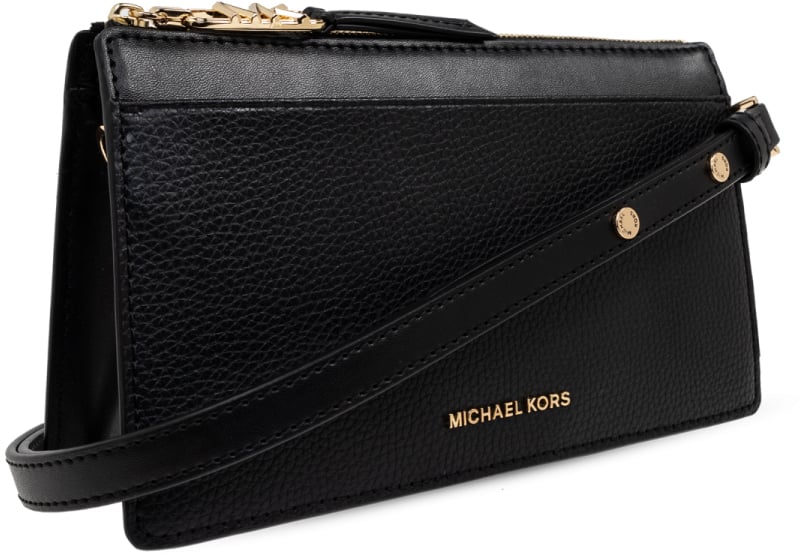 Michael Kors Lg Conv Xbody Black Zwart