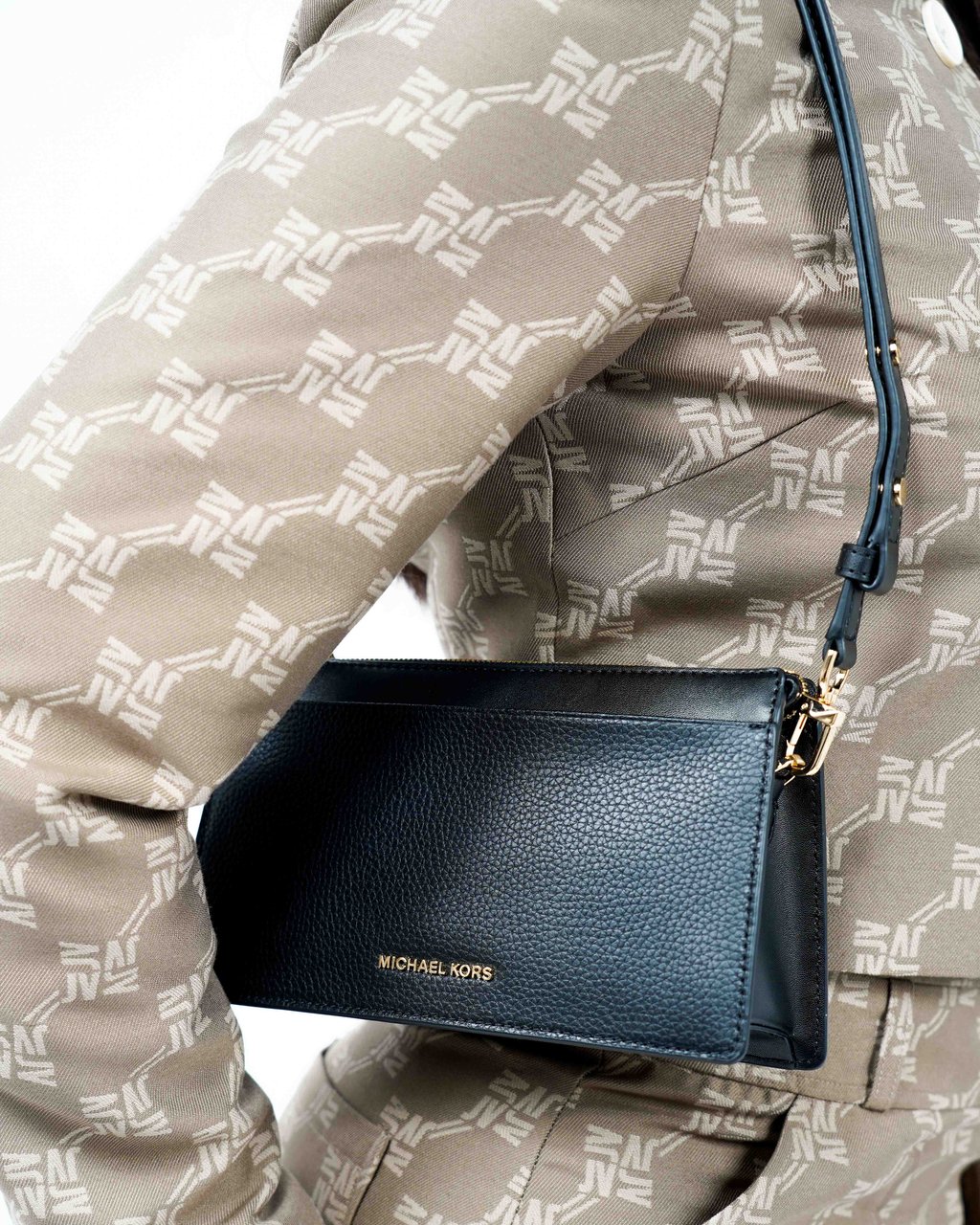 Michael Kors Jet Set Crossbody Zwart