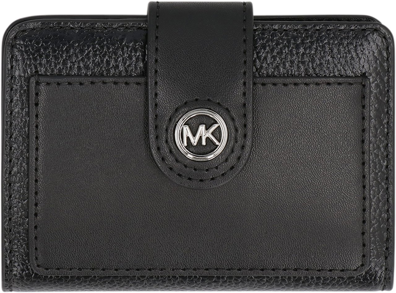 Michael Kors Mercer leather wallet Zwart