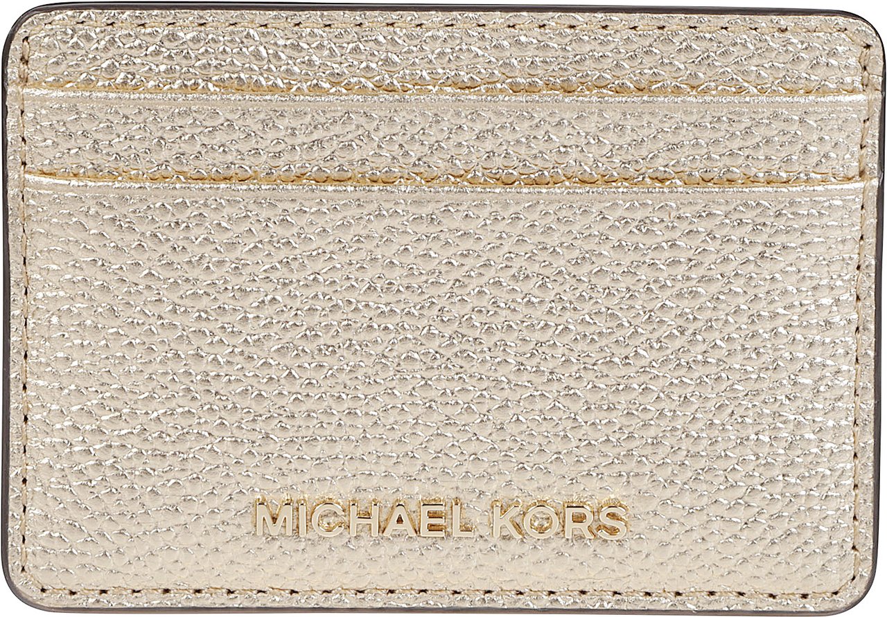 Michael Kors Jet Set Credit Card Holder Metallic Metallic