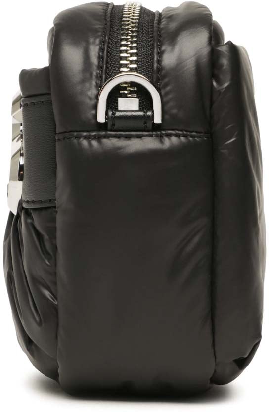 Michael Kors Leonie Logo Plaque Crossbody Bag Zwart