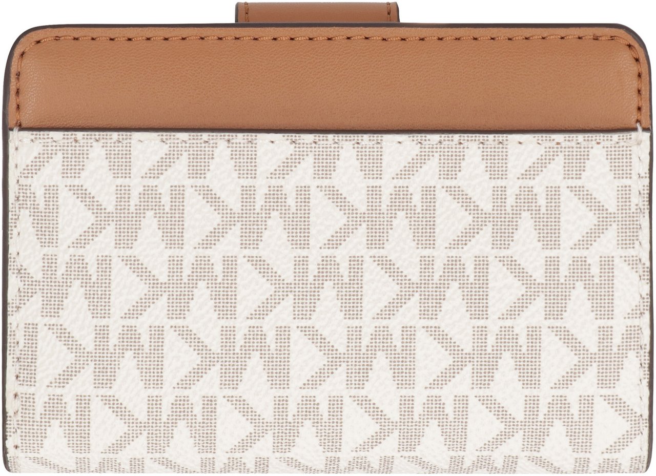 Michael Kors Coated canvas wallet Wit