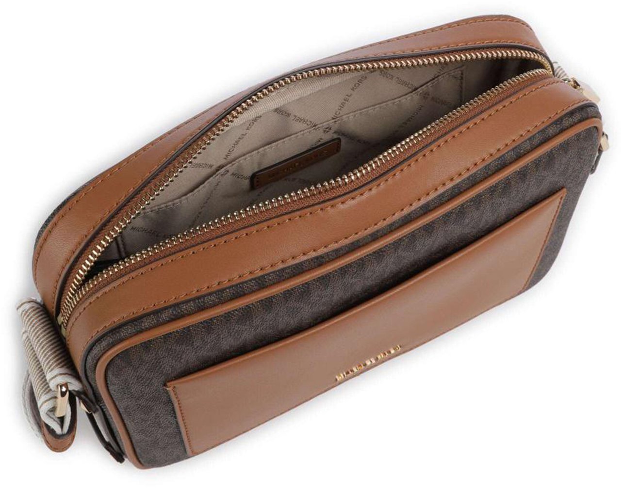 Michael Kors Pocket Crossbody Large Wit