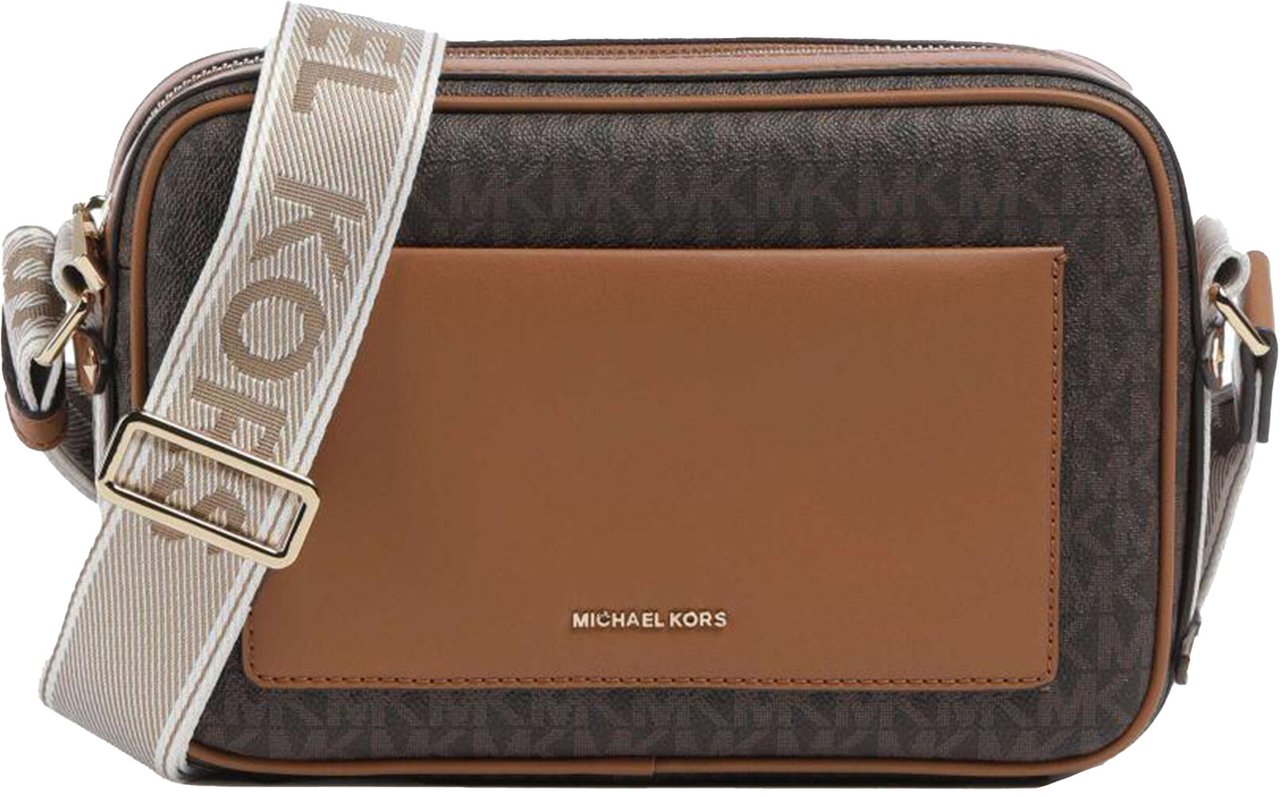 Michael Kors Pocket Crossbody Large Wit