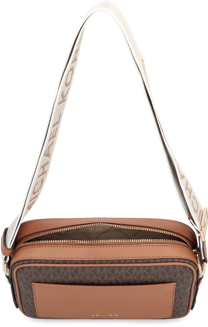 Michael Kors Lg Ew Pckt Xbody Brn/Acorn Bruin