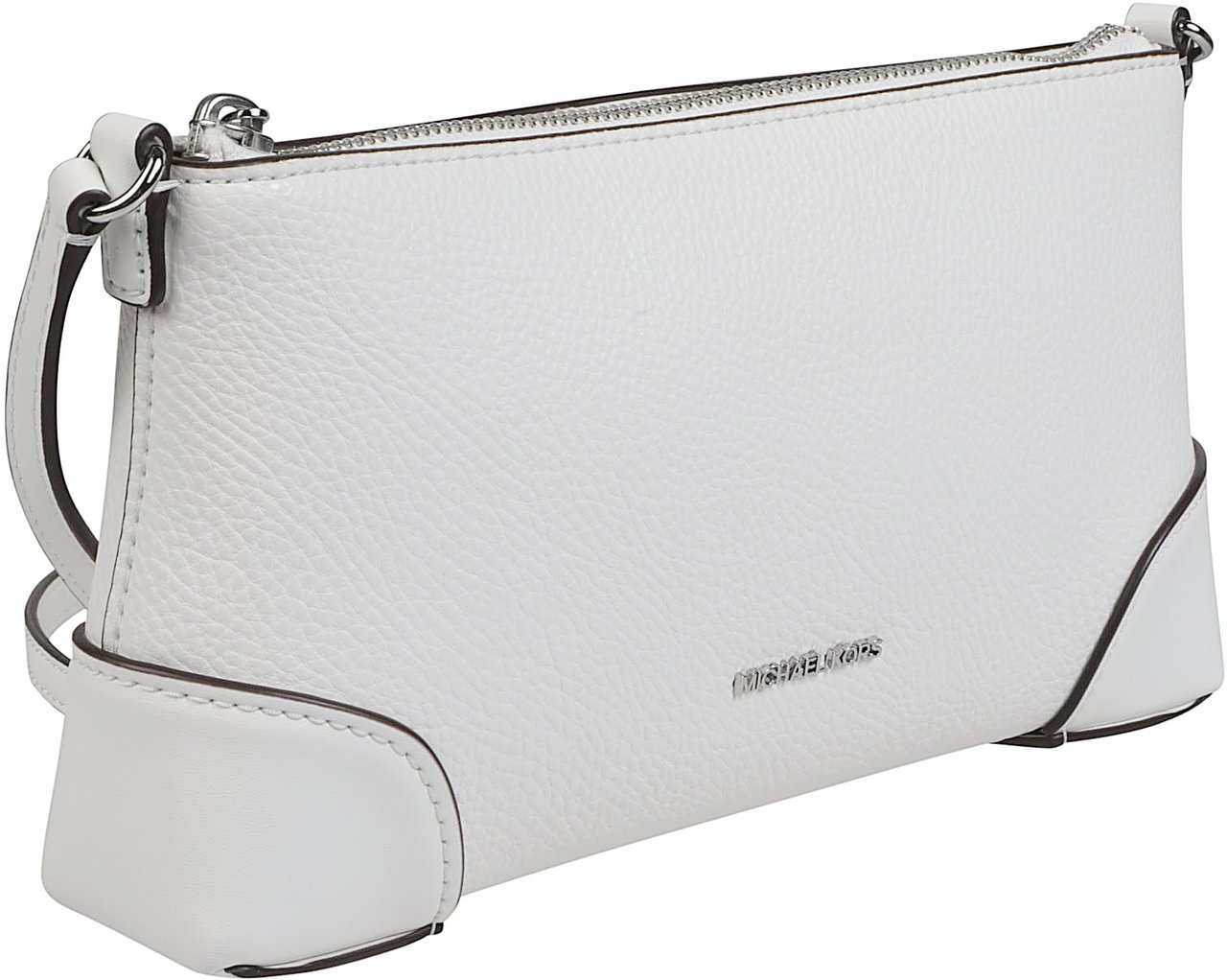 Michael Kors Small Zip Crossbody Bag White Wit