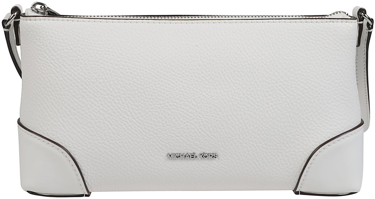 Michael Kors Small Zip Crossbody Bag White Wit