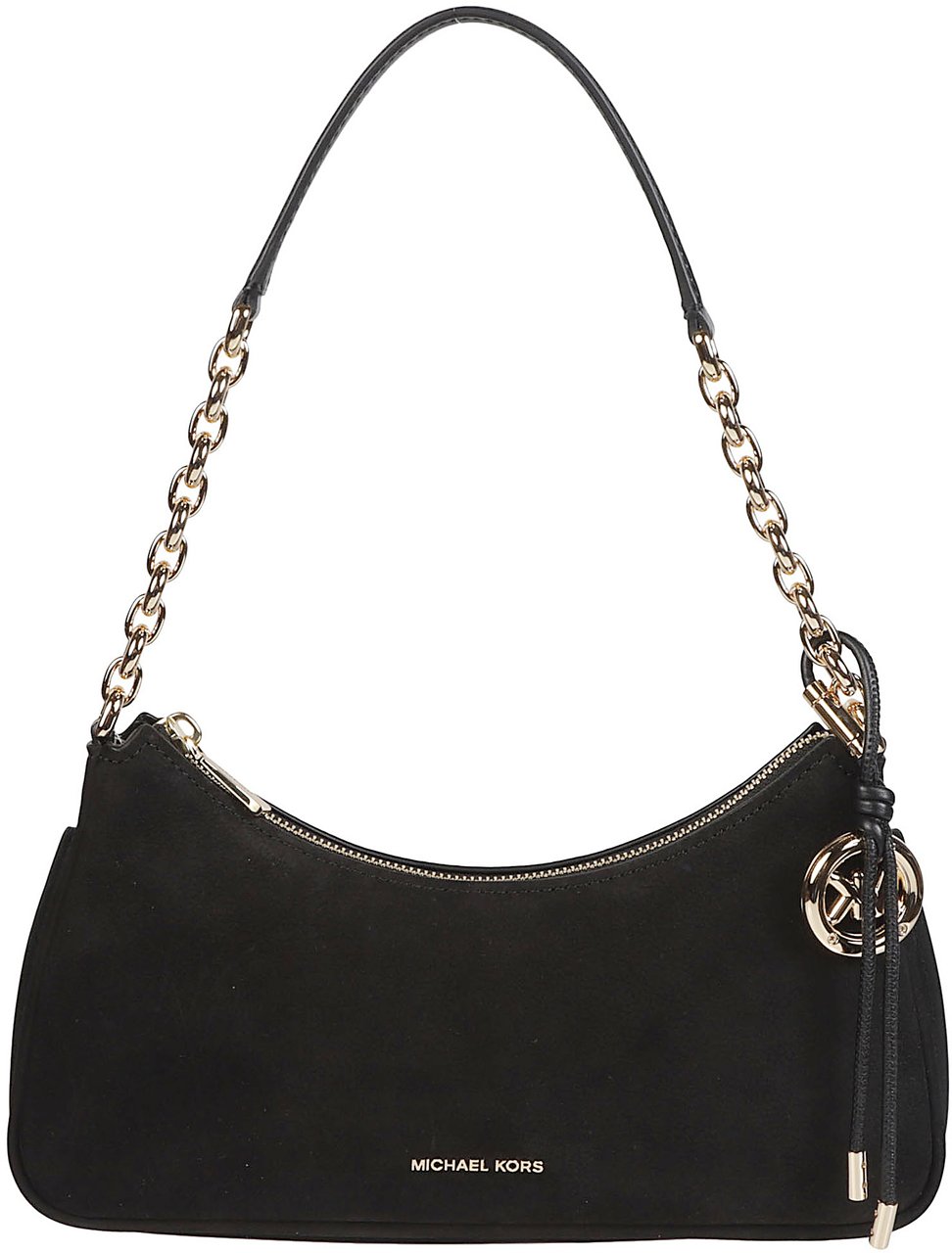 Michael Kors Medium Nolita Chain Pouchette Bag Black Zwart