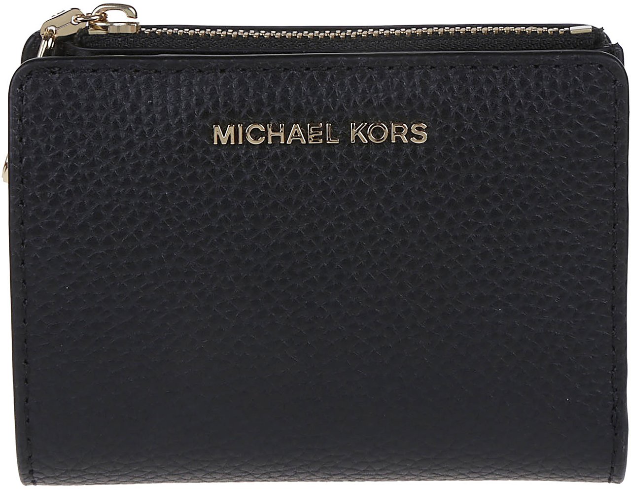 Michael Kors Medium Snap Jet Set Billfold Wallet Black Zwart