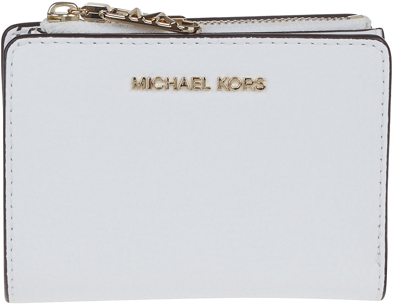 Michael Kors Medium Snap Jet Set Billfold Wallet White Wit