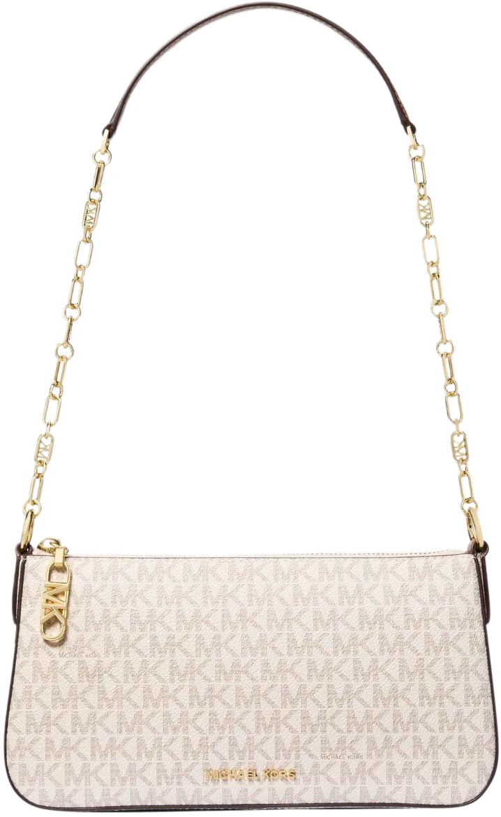 Michael Kors Chain Handtas Wit