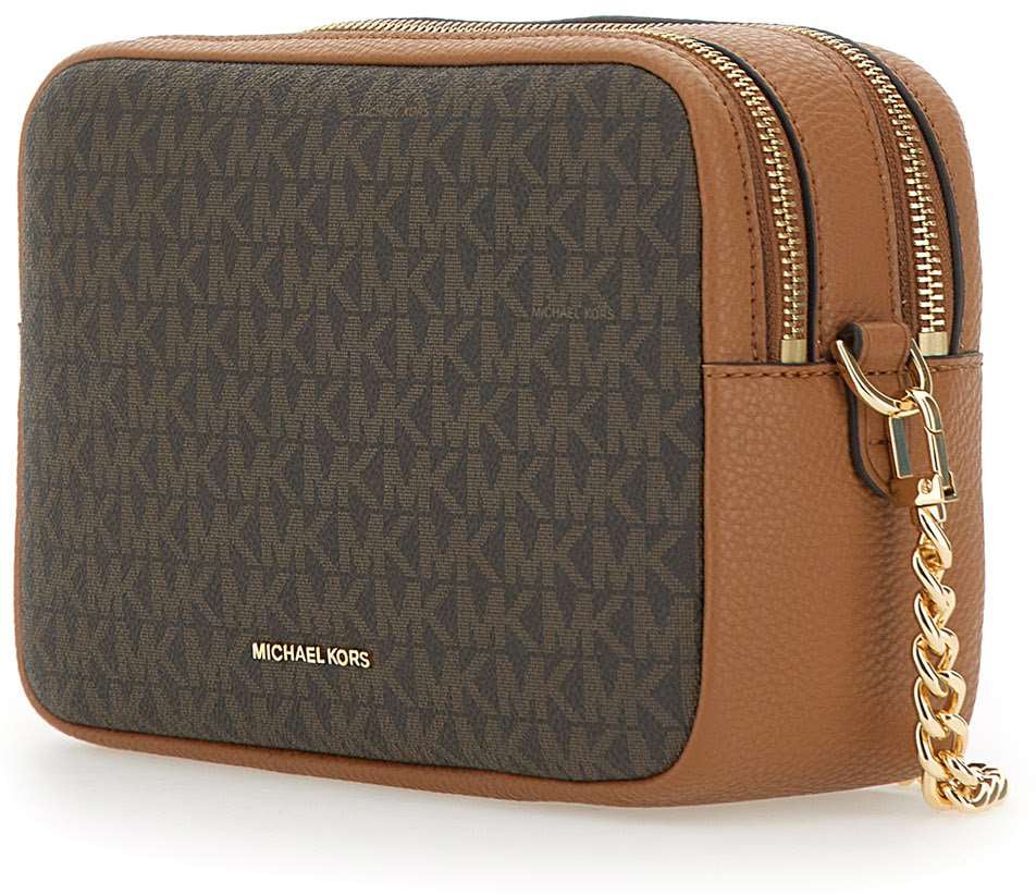 Michael Kors Md Dblzp Chn Camera Xbody Brn/Acorn Bruin
