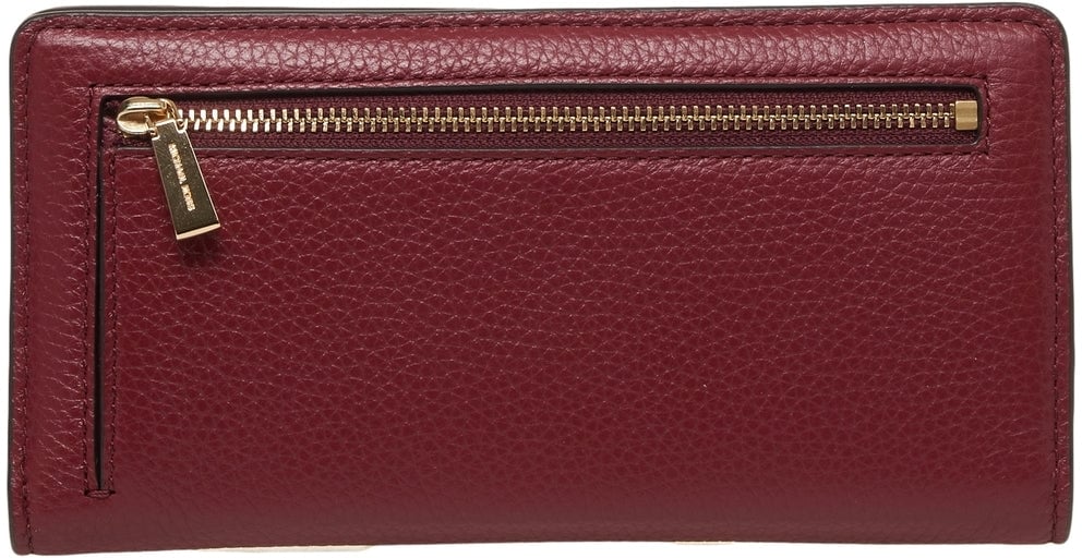 Michael Kors Grained leather wallet Rood