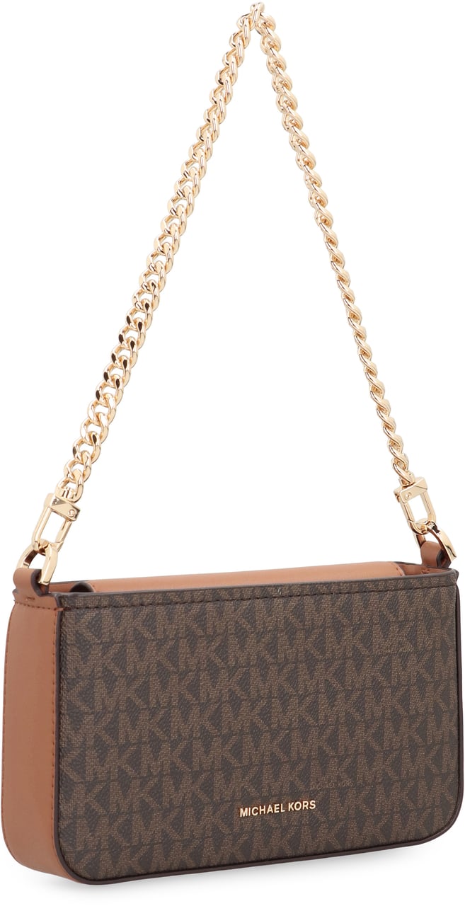 Michael Kors Bryant pouch in printed canvas Bruin