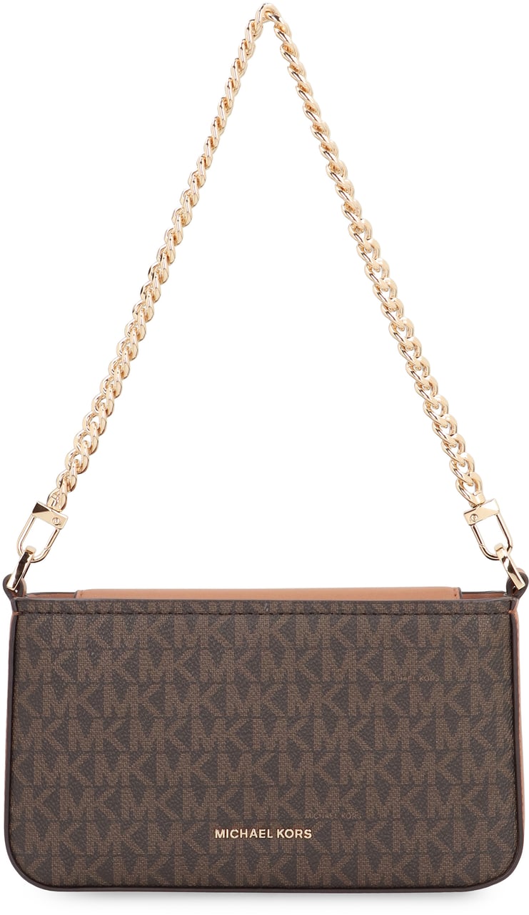Michael Kors Bryant pouch in printed canvas Bruin