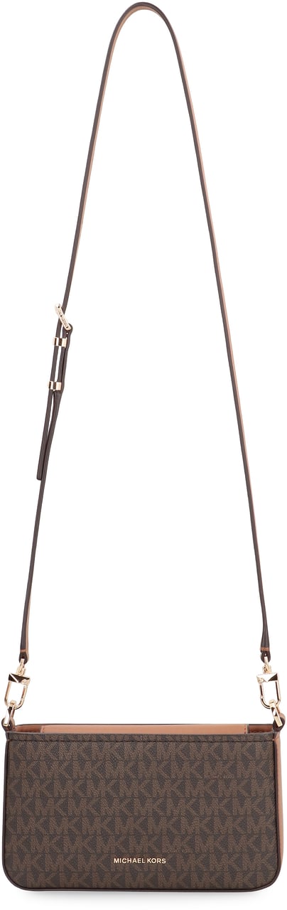 Michael Kors Bryant pouch in printed canvas Bruin