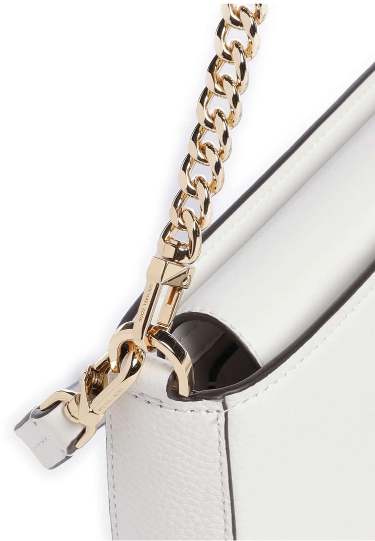 Michael Kors Sm Conv Xbody Pouchette Optic White Wit