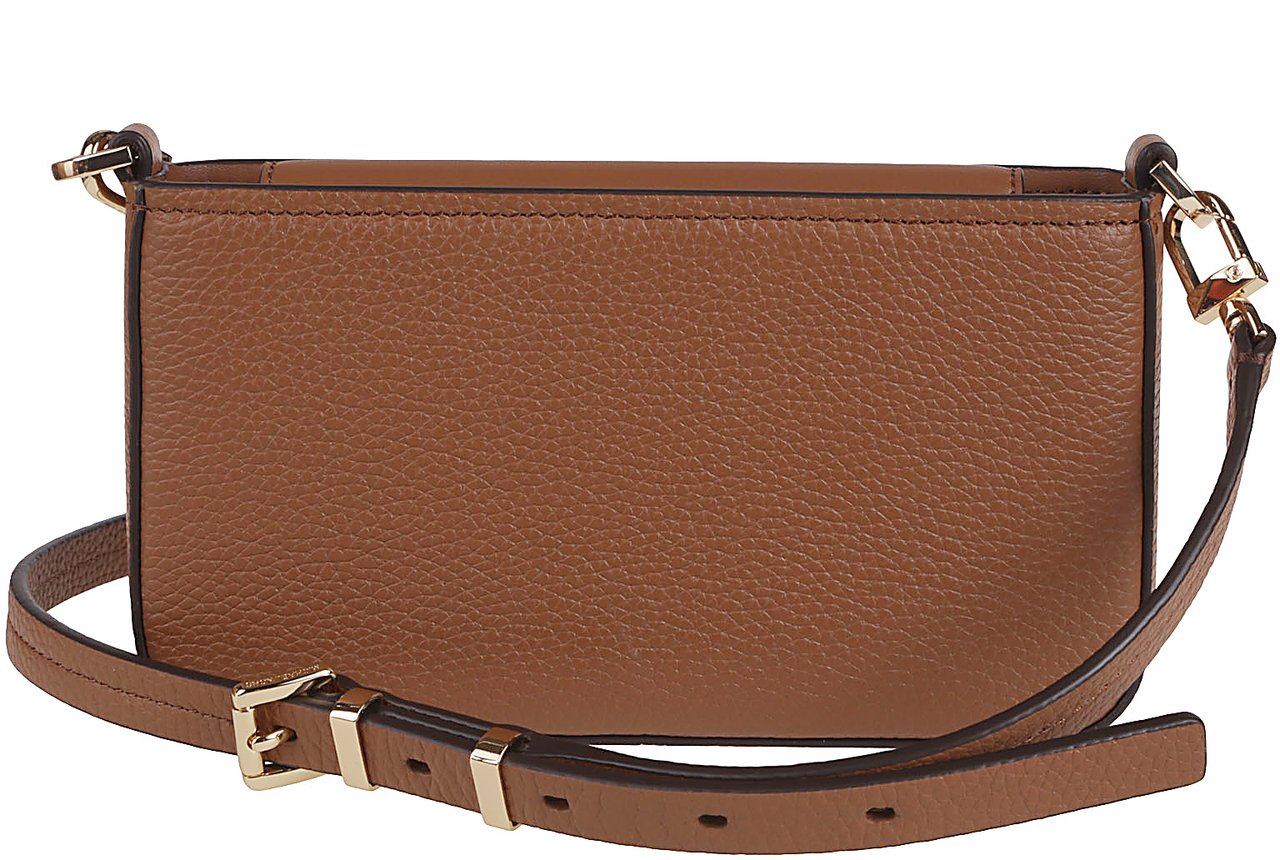 Michael Kors Bryant Small Convertible Crossbody Pouchette Bag Brown Bruin