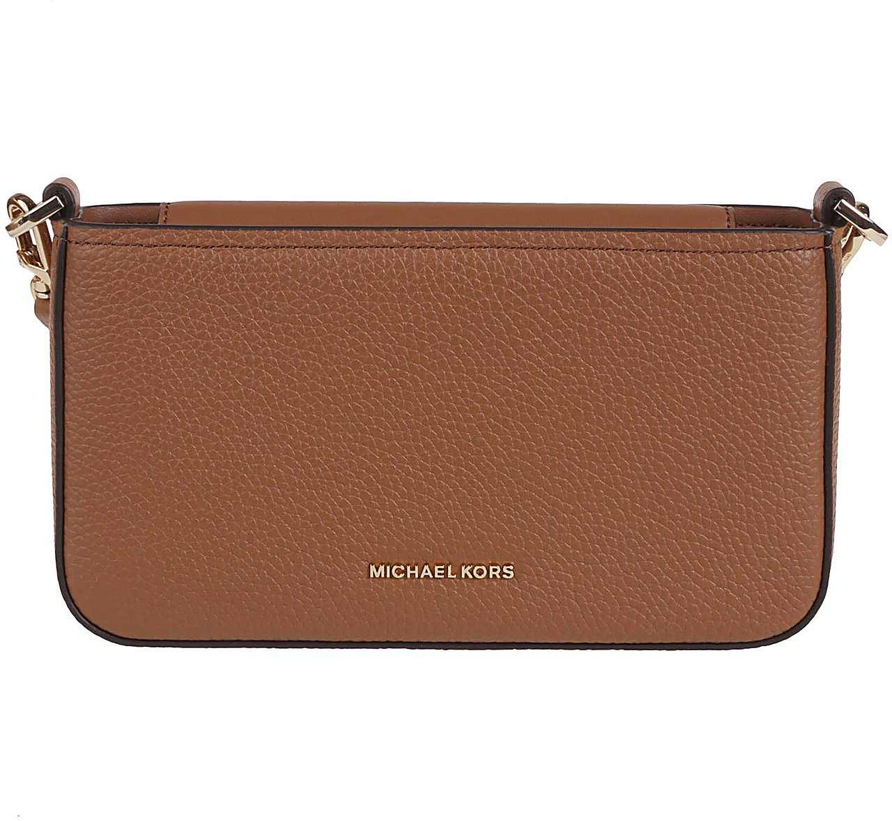 Michael Kors Bryant Small Convertible Crossbody Pouchette Bag Brown Bruin