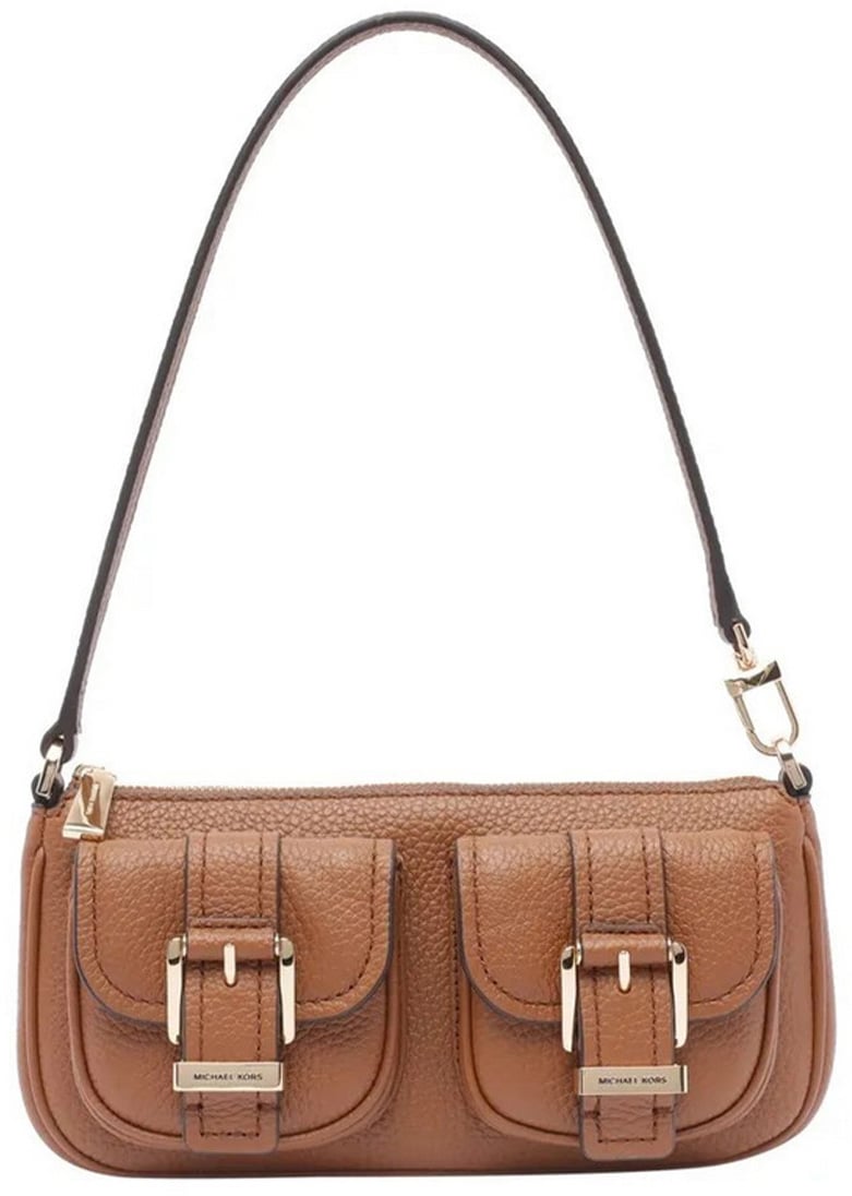 Michael Kors Sm Conv Pouchette Luggage Bruin