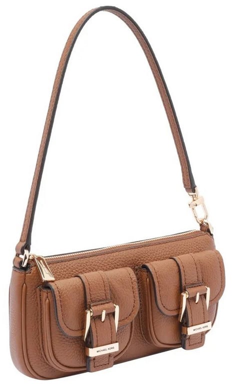 Michael Kors Sm Conv Pouchette Luggage Bruin