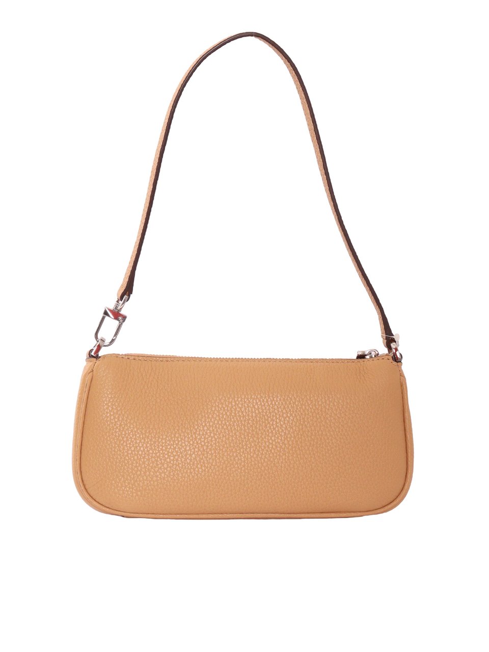 Michael Kors Convertible Textured Leather Pochette Bruin