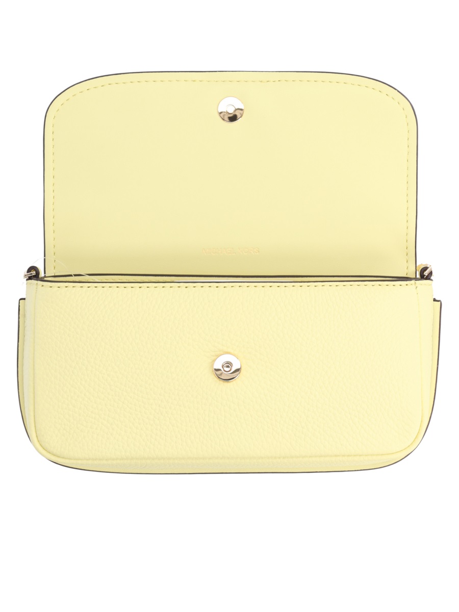 Michael Kors Nolita Cow Leather Chain Strap Bag Neutraal