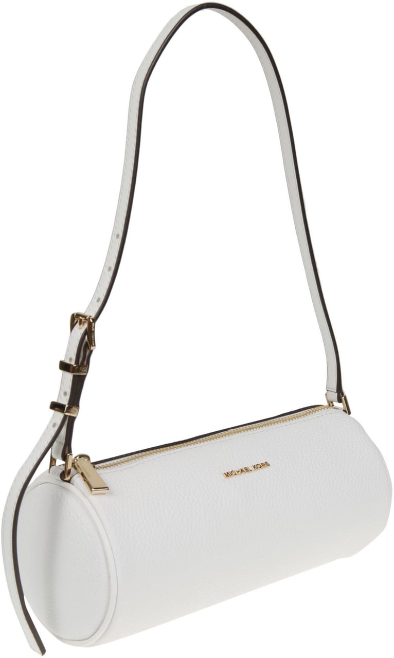 Michael Kors Small Izzy Pouchette Bag White Wit