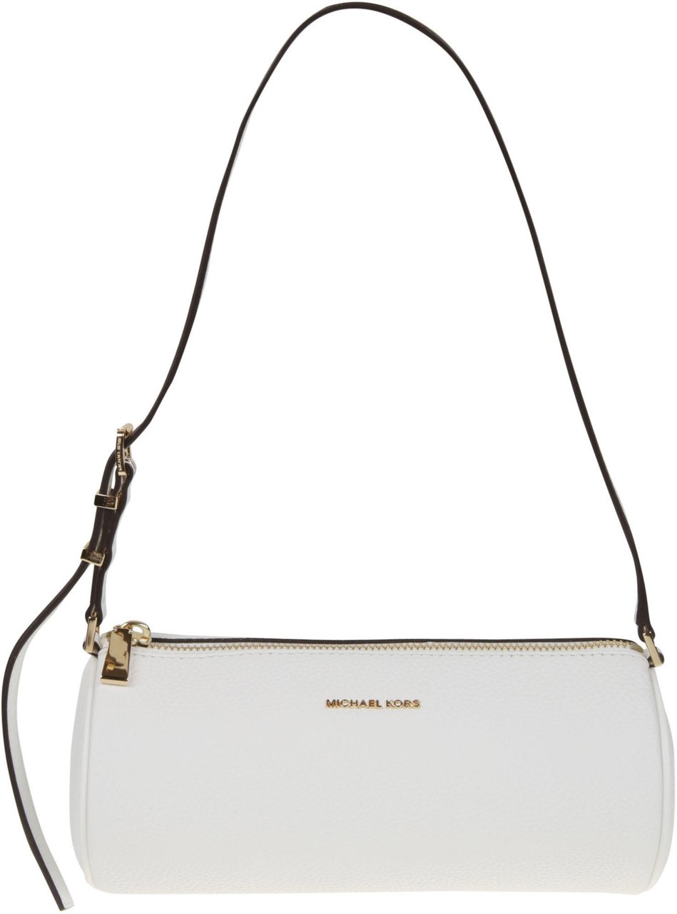 Michael Kors Small Izzy Pouchette Bag White Wit