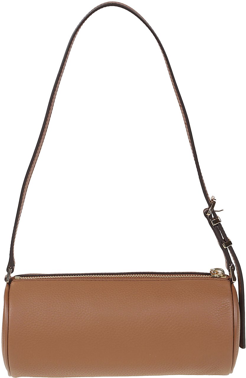 Michael Kors Small Izzy Pouchette Bag Brown Bruin