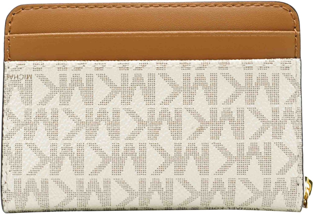 Michael Kors Small Zipp Kaarthouder Wit