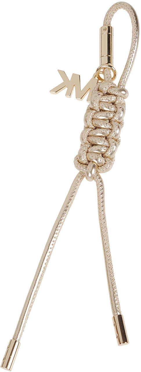 Michael Kors Met Braided Keyring Metallic Metallic