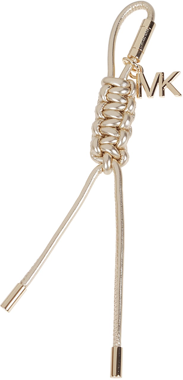 Michael Kors Met Braided Keyring Metallic Metallic