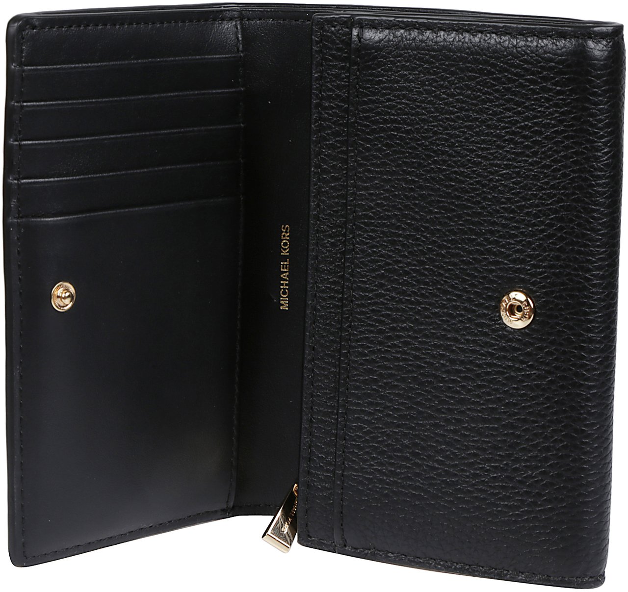 Michael Kors Large Coin Wallet Black Zwart