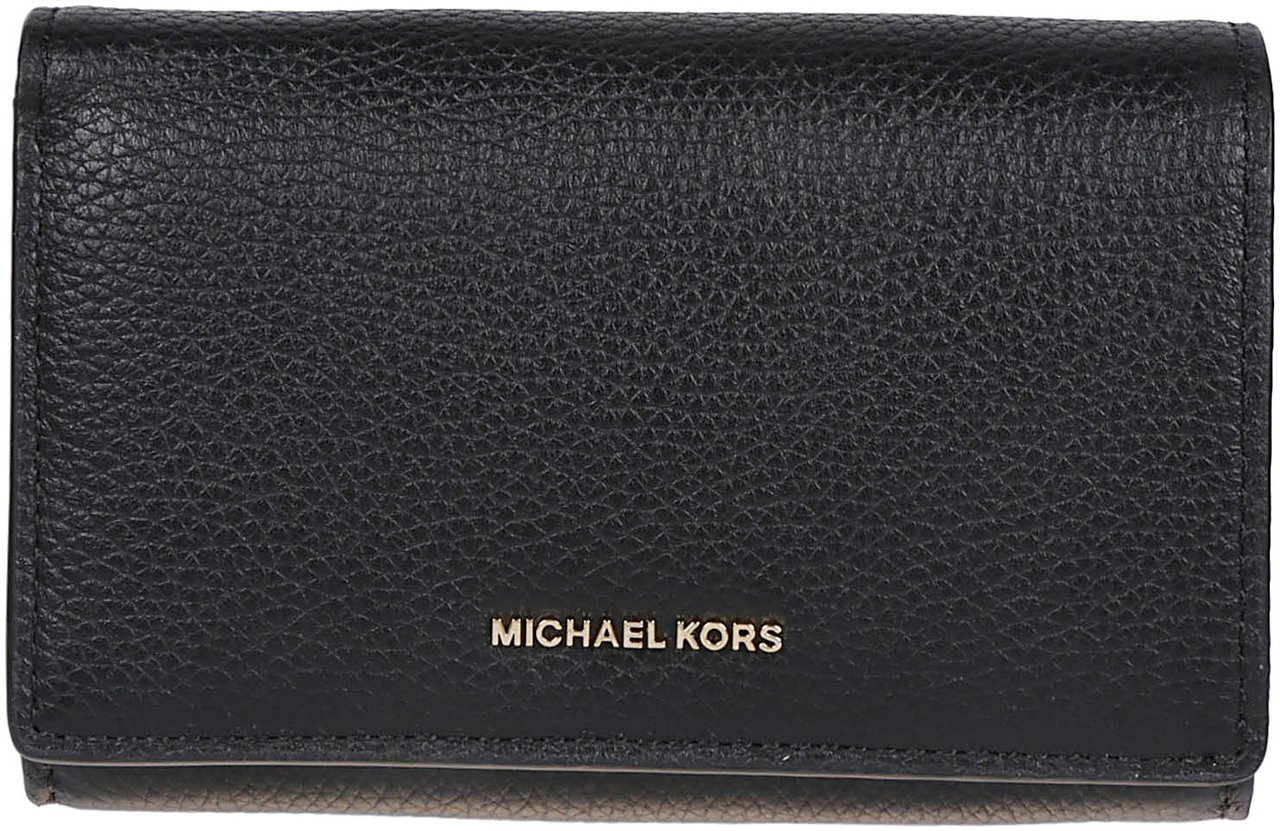 Michael Kors Large Coin Wallet Black Zwart