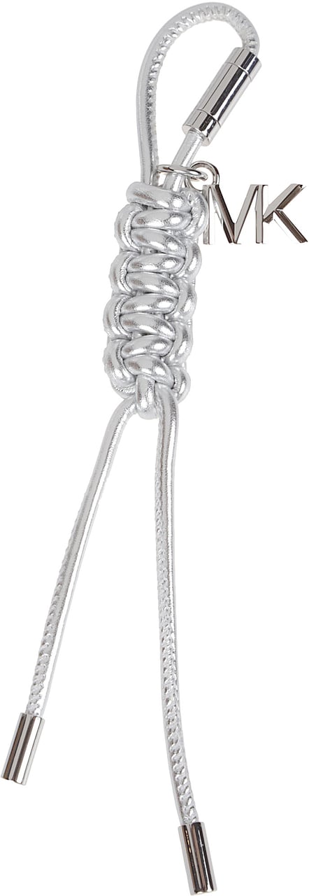 Michael Kors Met Braided Keyring Metallic Metallic