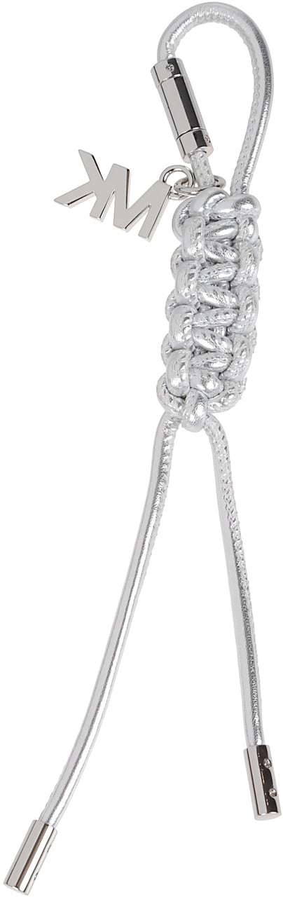 Michael Kors Met Braided Keyring Metallic Metallic