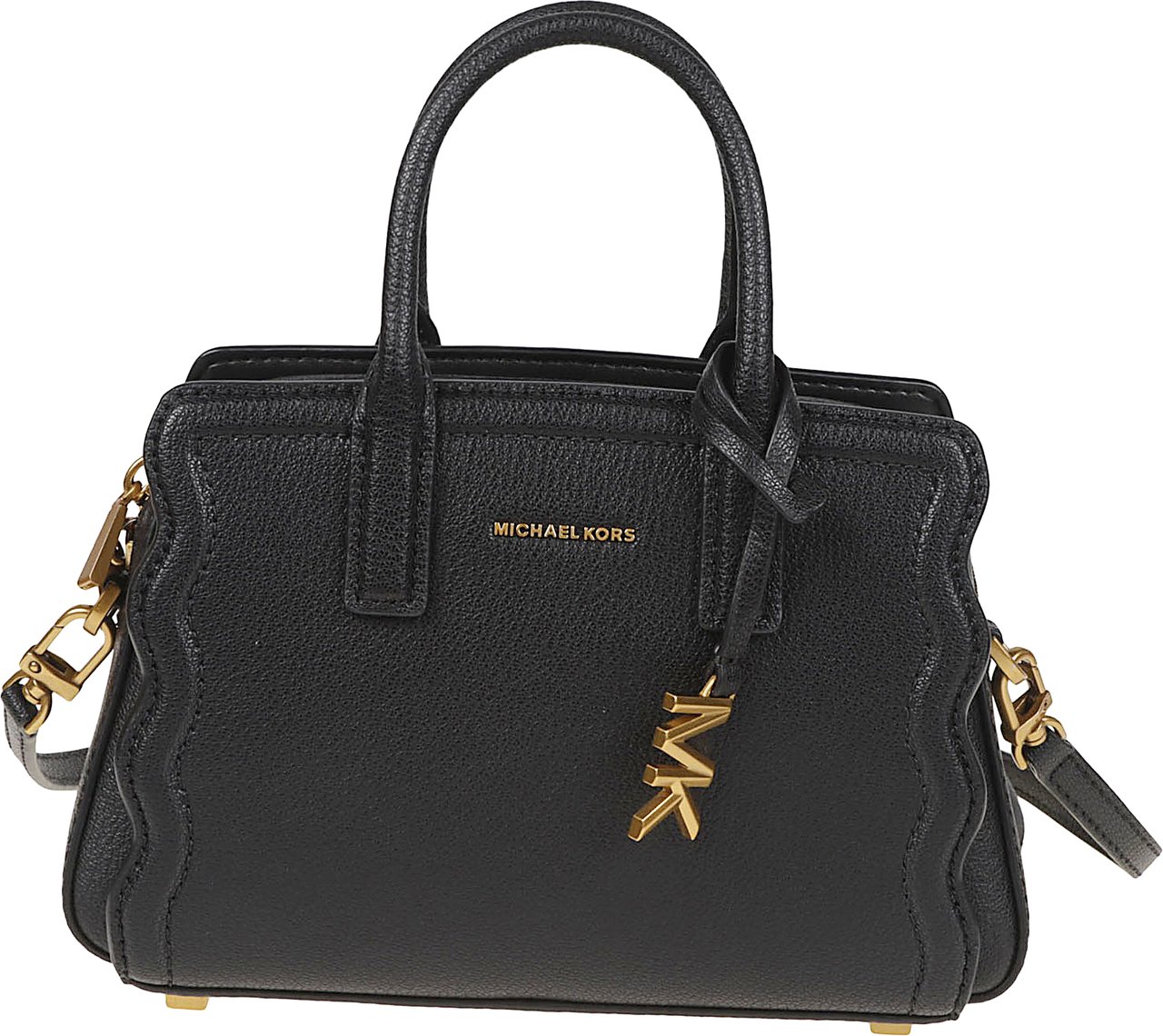 Michael Kors Extra Small Laila Crossbody Bag Black Zwart