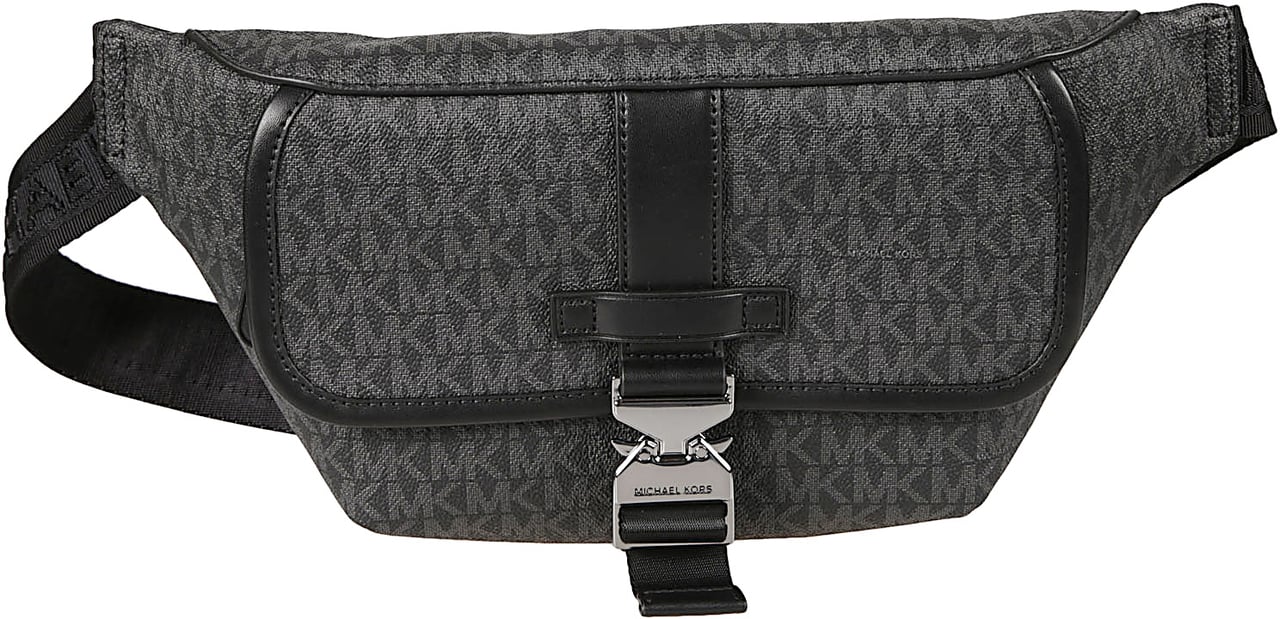 Michael Kors Hudson Aviator Belt Bag Black Zwart