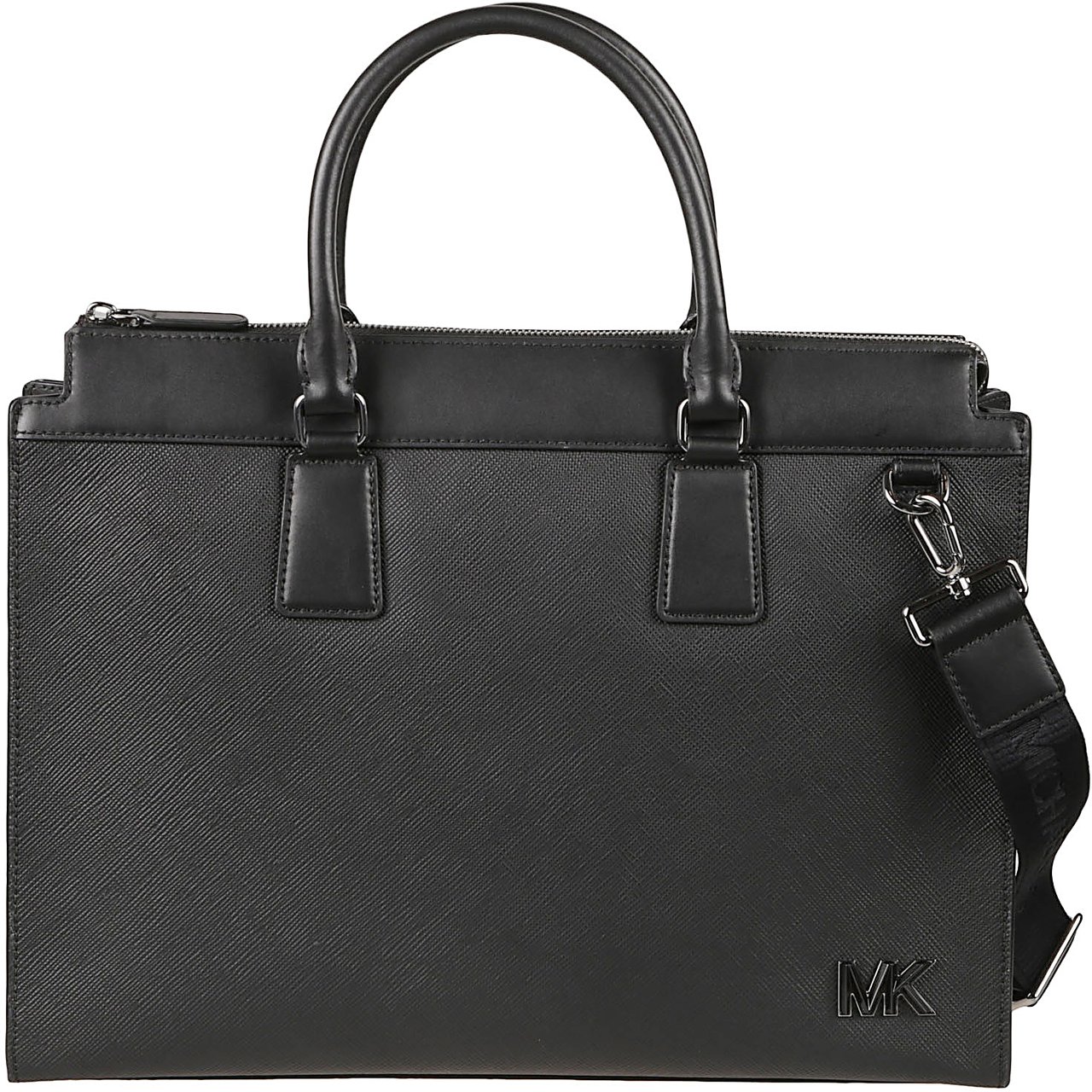 Michael Kors Edison Medium Briefcase Black Zwart