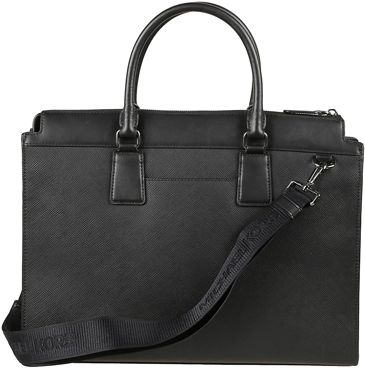 Michael Kors Edison Medium Briefcase Black Zwart