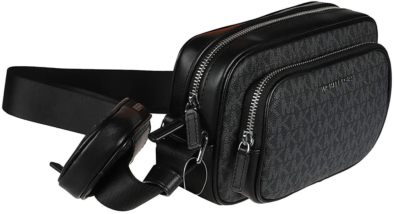 Michael Kors Hudson Camera Bag Black Zwart